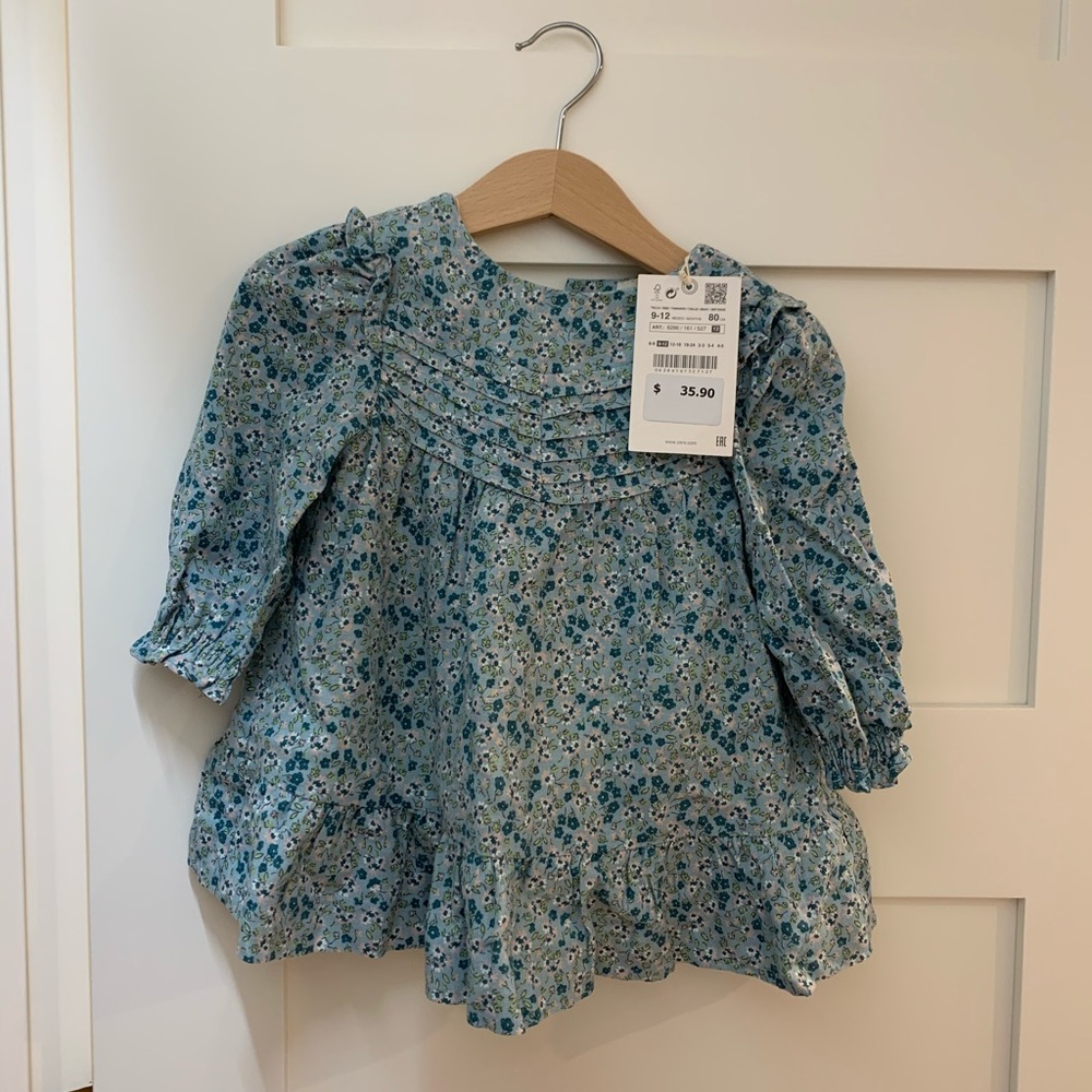 NWT Zara kids 9-12 months dress